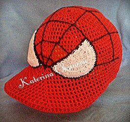 Como tejer gorro spyderman a crochet