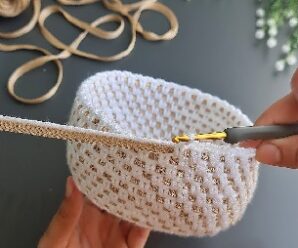Como tejer una cesta a crochet