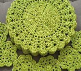 Aprende a tejer posavasos a crochet
