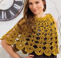 Aprende a tejer preciosa capa a crochet