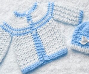 Como tejer abrigo para bebe crochet