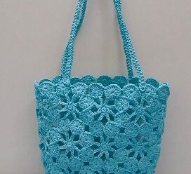 Como tejer hermoso bolso crochet