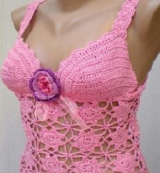 Aprende a tejer bella blusa crochet