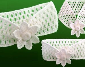 Como tejer hermosa diadema crochet
