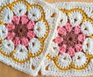 Como tejer lindo cuadrito a crochet