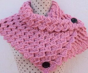 Aprende a tejer hermosa bufanda de crochet