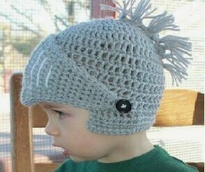 Como tejer gorrito gladiador a crochet