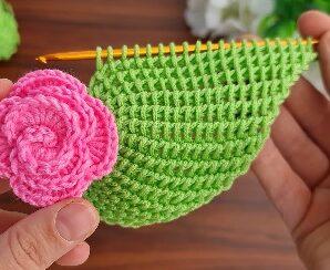 Aprende a tejer bellas hojas a crochet