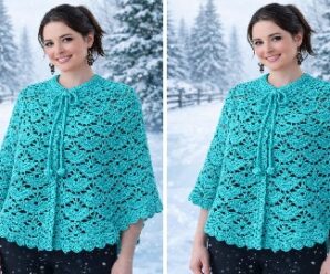 Como tejer lindo poncho en crochet