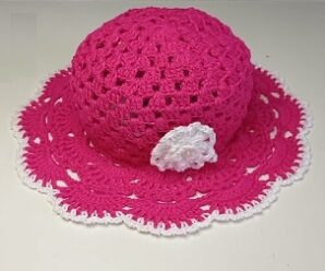 Te enseñare a tejer lindo sombrero a crochet