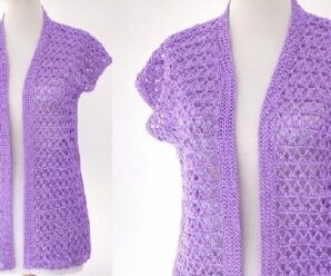 Aprende a tejer este chaleco a crochet