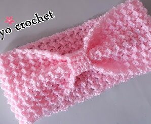 Te enseñare a tejer linda bandana crochet