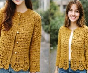 Como tejer abrigo cárdigan crochet