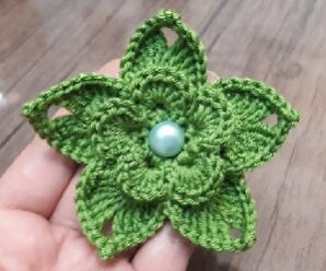 Te enseñare a tejer bella flor de crochet
