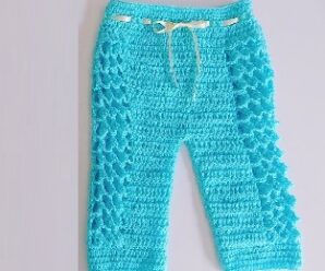 Aprende a tejer un pantalón de bebe a crochet