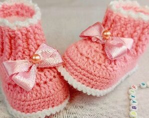 Aprende a tejer hermosos zapatos para niños