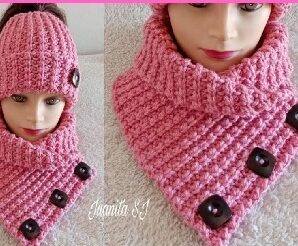 Aprende a tejer un bonito cuello en crochet