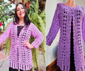 Aprende a tejer lindo cardigan