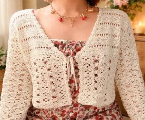 Como tejer linda blusa crochet