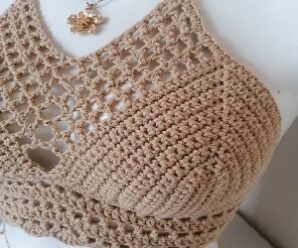 Aprende a tejer top de crochet