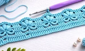 Cómo tejer un increíble punto de flor a crochet.