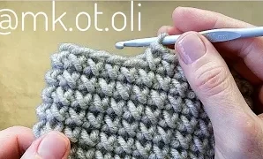 Cómo tejer un genial patrón de cruces a crochet.