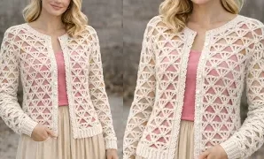 Aprender a tejer punto de suéter a crochet.