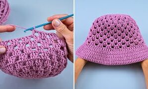 Cómo tejer fácilmente un gorro tipo cubo.