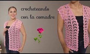 Cómo tejer chaleco a crochet.