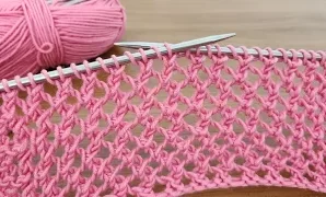 Aprende a tejer fácil punto calado.