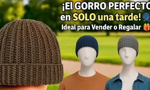 Cómo tejer el gorro perfecto a crochet.