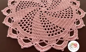 Cómo tejer un fácil y rápido centro de mesa a crochet.