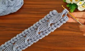 Aprende a tejer increíble patrón de crochet.