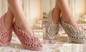 Cómo tejer unos lindos zapatos a crochet.
