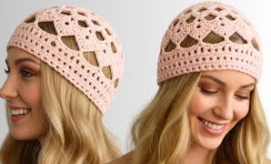 Aprender a tejer gorro en tendencia.