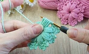 Cómo tejer un precioso motivo a crochet.