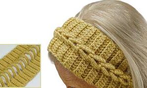 Cómo tejer una linda diadema de crochet