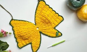 Aprender a tejer lindo top mariposa.
