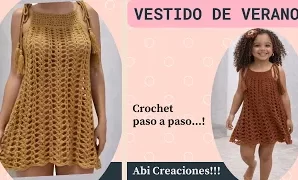 Cómo tejer un ligero vestido calado de verano.