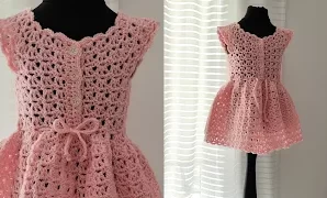 Cómo tejer lindo vestido de verano a ganchillo.