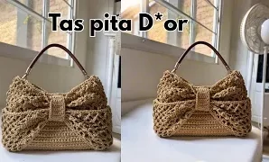 Cómo tejer hermosa cartera a crochet.