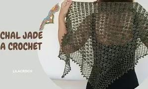 Cómo tejer un elegante chal a crochet.
