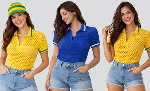 Aprende a tejer una linda camisa polo a crochet.