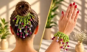 Cómo tejer un lindo y fácil coletero a crochet.