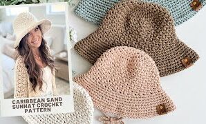 Aprende a tejer fácil sombrero de crochet para el sol.