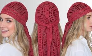 Aprende a tejer este espectacular turbante en tendencia.