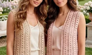 Aprende a tejer con solo rectángulos una hermosa blusa.