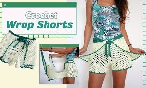 Cómo tejer un fácil patrón de short de ganchillo.