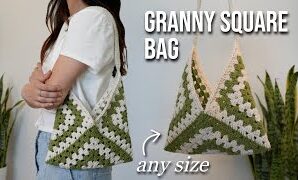 Aprende a tejer lindo bolso de ganchillo.