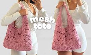 Aprende a tejer hermoso bolso de ganchillo para el día a día.